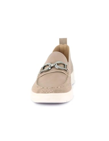 Grunland Sivi mocassino laserato super leggero